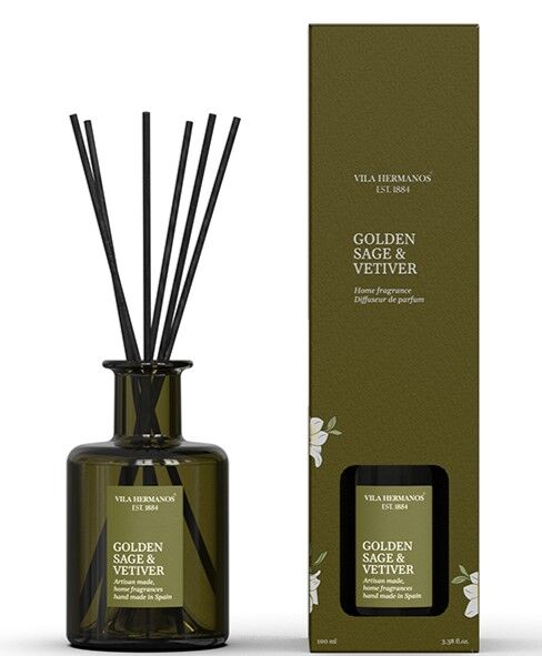 Golden Sage & Vetiver - Vila Hermanos - dyfuzor zapachowy 100 ml - seria Herbalist