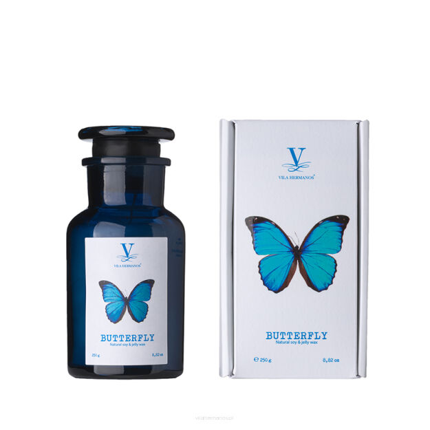 Butterfly - Vila Hermanos -  świeca zapachowa 250g - seria Talisman Collection