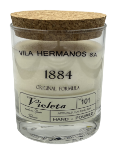 Violeta - Vila Hermanos - świeca zapachowa 190g z pudełkiem - seria 1884