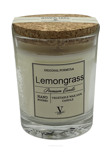 Lemongrass - Vila Hermanos - świeca zapachowa 75g - seria 1884