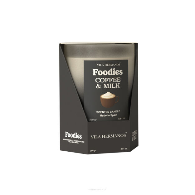 Coffee & Milk - Vila Hermanos - świeca zapachowa 250g - seria Foodies