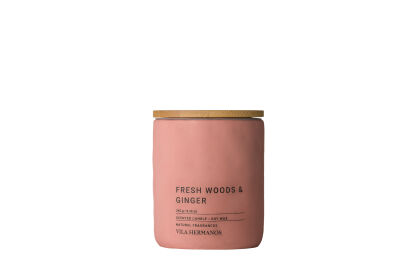 Fresh Wood & Ginger - Vila Hermanos - świeca zapachowa 240g - seria Concrete Collection