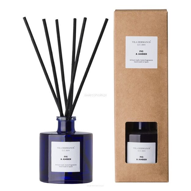 Fig & Amber - Vila Hermanos - dyfuzor zapachowy 100 ml - seria Apothecary Cobalt Blue