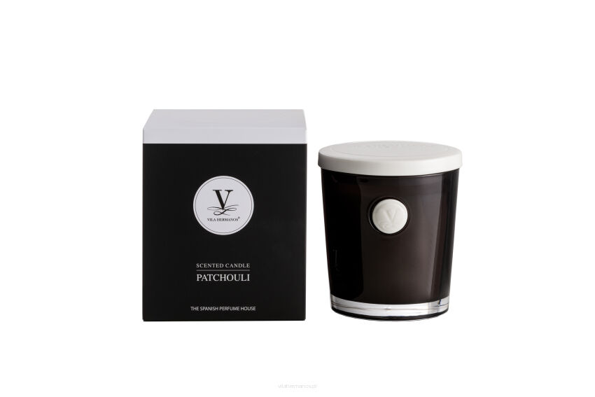 Patchouli - Vila Hermanos - świeca zapachowa 280g - seria Cameo Black