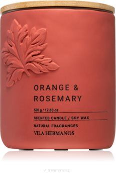 Orange & Rosemary - Vila Hermanos - świeca zapachowa 500g - seria Concrete Fall Collection